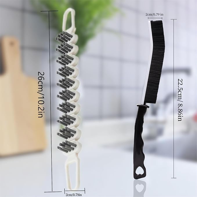 Crevice Cleaning Brush Hard Bristle Grout Brush Scrub Brush Toilet Brush - Image 6