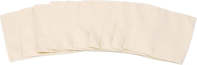 Kiddison Pack of 10 Montessori Polishing Cloths by Kiddison