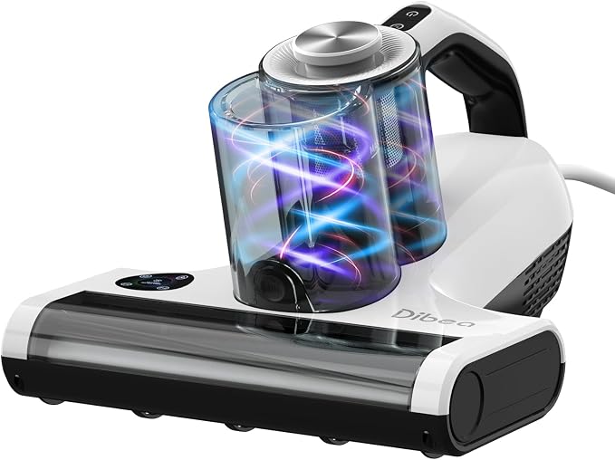 Dibea Handheld Mattress Vacuum, Upholstery Bed Vacuum Cleaner Machine, 18KPa by DIBEA