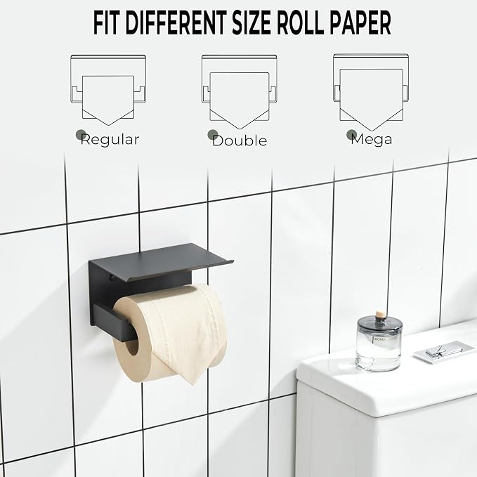 KOKOSIRI Black Toilet Paper Holders - Image 3