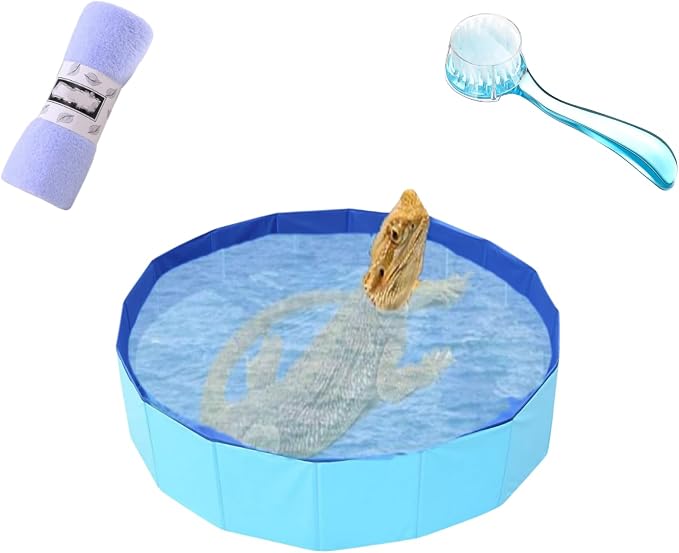 Bearded Dragons Foldable Bathtub by TTMIMIK