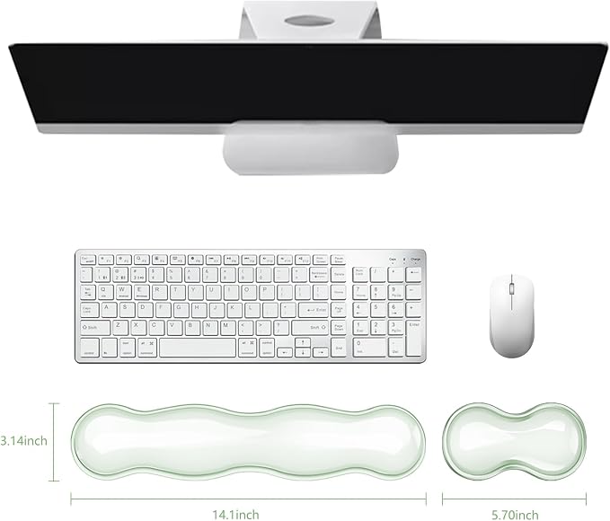Gel Keyboard and Mouse Wrist Rest, Cute Wrist Support and Arm Support Keyboard - Image 6