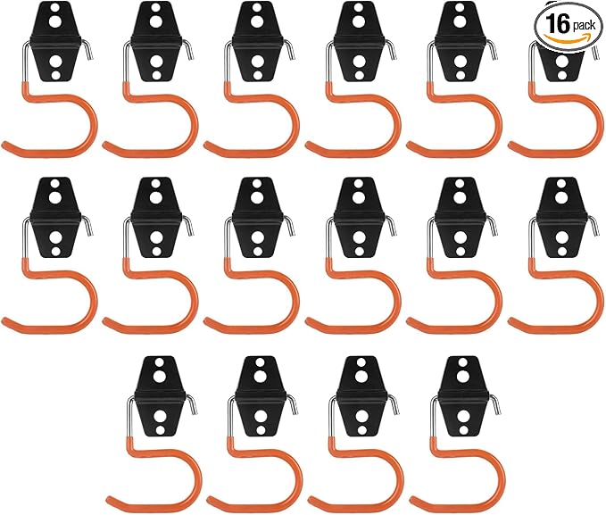 16 Pack Metal Garage Hooks S Hooks Heavy Duty Metal Large S Hooks and Broom and by Oungy