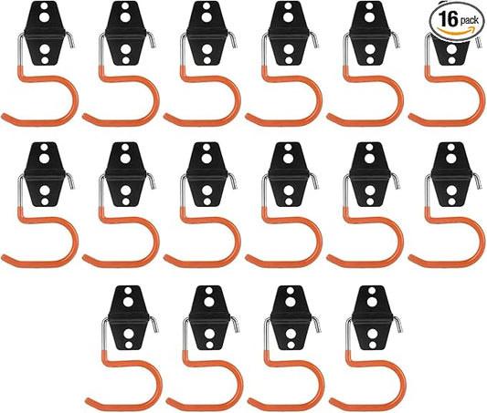 16 Pack Metal Garage Hooks S Hooks Heavy Duty Metal Large S Hooks and Broom and by Oungy