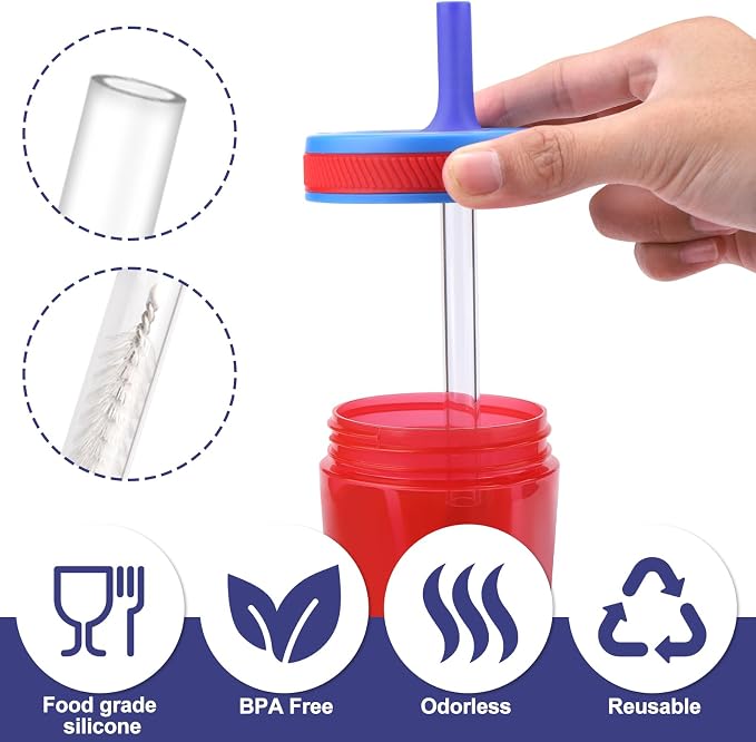 XANGNIER Replacement Straws and Bite Valve Compatible - Image 5