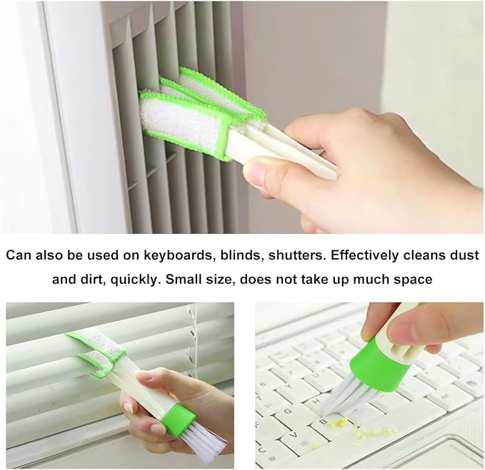 2 PCS Mini Duster for Car Air Vent, Double Ended Automotive Air Vent Microfiber - Image 6