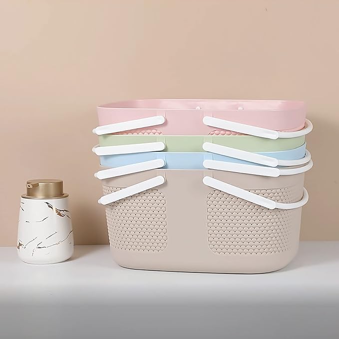 Shower Caddy Basket, Portable Large Capacity Thickened Plastic Organizer - Image 7