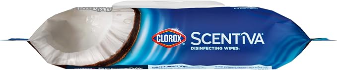 Clorox Scentiva Disinfecting Wipes, Coconut and Waterlily - Image 14