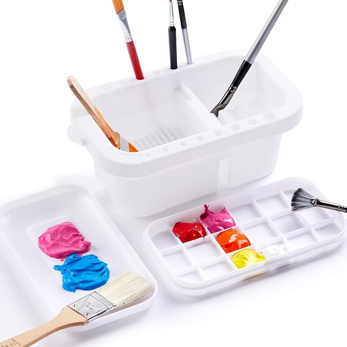 SEVENY Paint Brush Cleaner, Paint Brush Holder and Organizers by Unknown