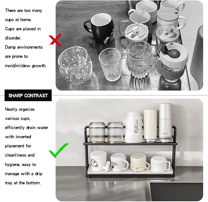2-Tier Space-Saving Drain Rack - Image 8