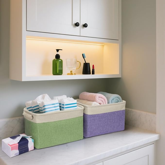 BALEINE 3 Pack Fabric Storage Bins - Image 3