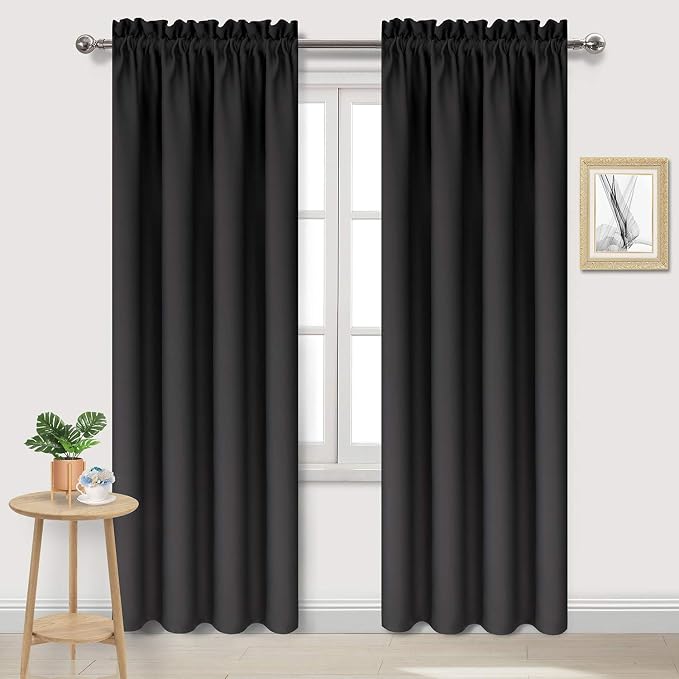 DWCN Blackout Curtains for Bedroom – Thermal Insulated Energy Saving Drapes for by DWCN