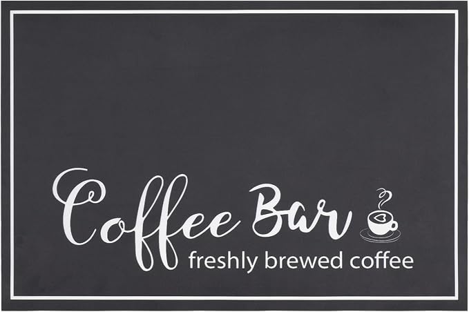 Findosom 12"x 20" Dish Drying Mat, Super Absorbent & Cuttable Coffee Mat by Findosom