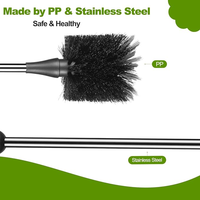 Bottle Brushes, Stainless Steel Long Handle Water Bottle Scrub Cleaning Brush - Image 8