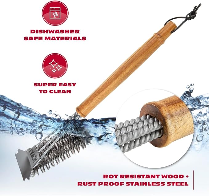 BBQ-AID All Angles BBQ Grill Brush - Image 2