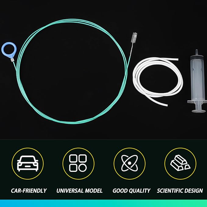 6pcs Sunroof Drain Cleaning Tool, 118in Flexible Long Pipe - Image 5