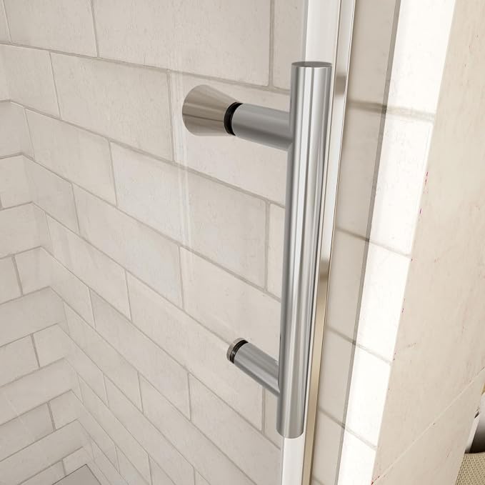 34-35.4" W x 72" H Shower Door, Royal Guard Frameless Pivot Shower Door - Image 7