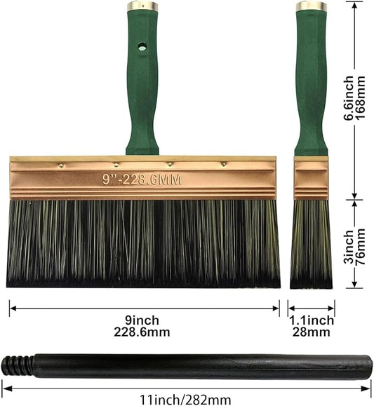 Deck Stain Brush, 9 Inch Deck Paint Brush - Image 2