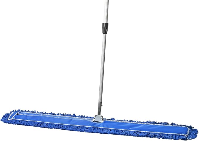 48 Inch Blue Commercial Dust Mop & Floor Sweeper by TidyTools