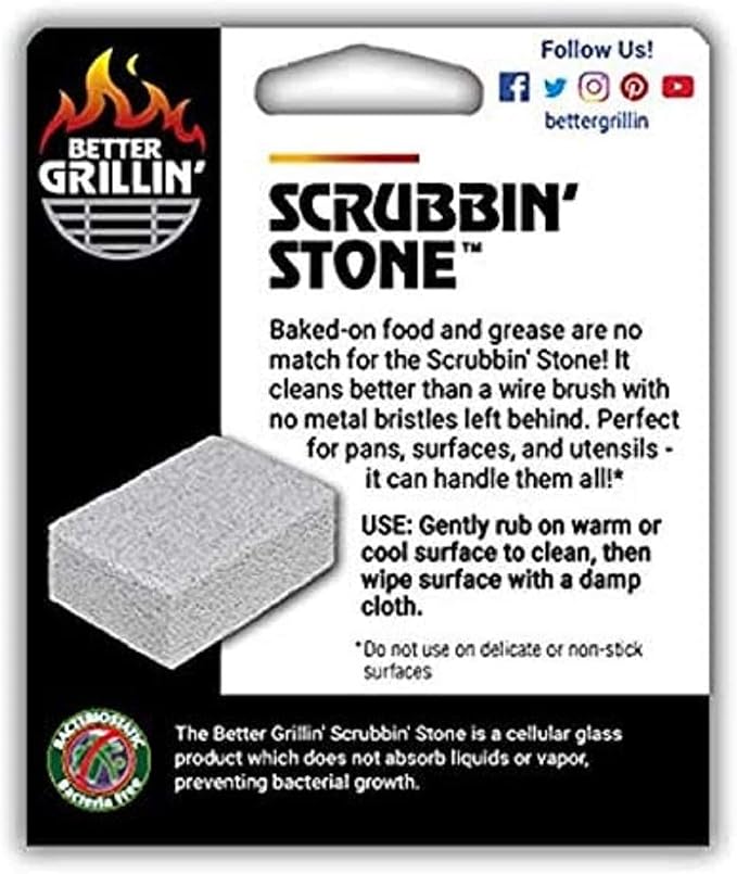 Better Grillin Scrubbin Stone Grill Cleaner-Scouring Brick/Barbecue Grill - Image 3