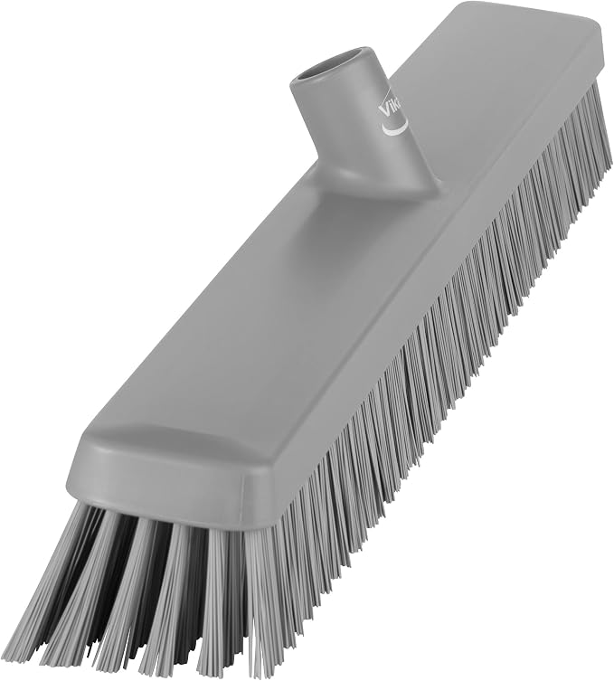 Vikan 319588 24" Heavy-Duty Push Broom, Soft/Stiff - Image 2