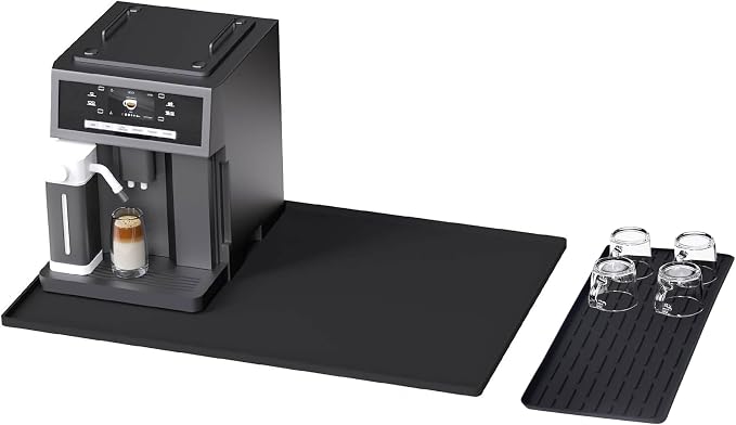 Silicone Coffee Mat, Eco-friendly, Hygienic Drying Pad, Leak-Proof and Non-Slip by SCYFREID