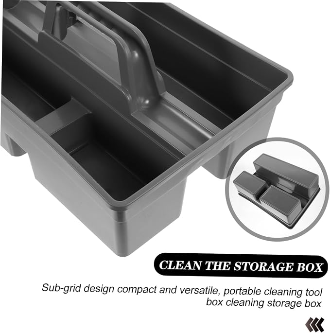 Portable Hand-held Cleaning Tool Organizer Sturdy Storage Box - Image 6