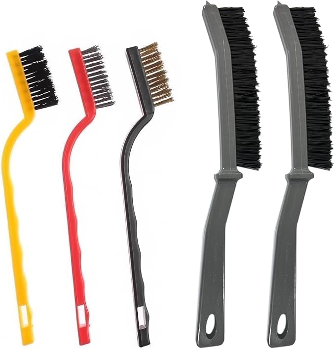 Kitchen Stove Gap Cleaning Nylon Scrub Brush, Hard-Bristled Crevice Cleaning by JIANGLAI