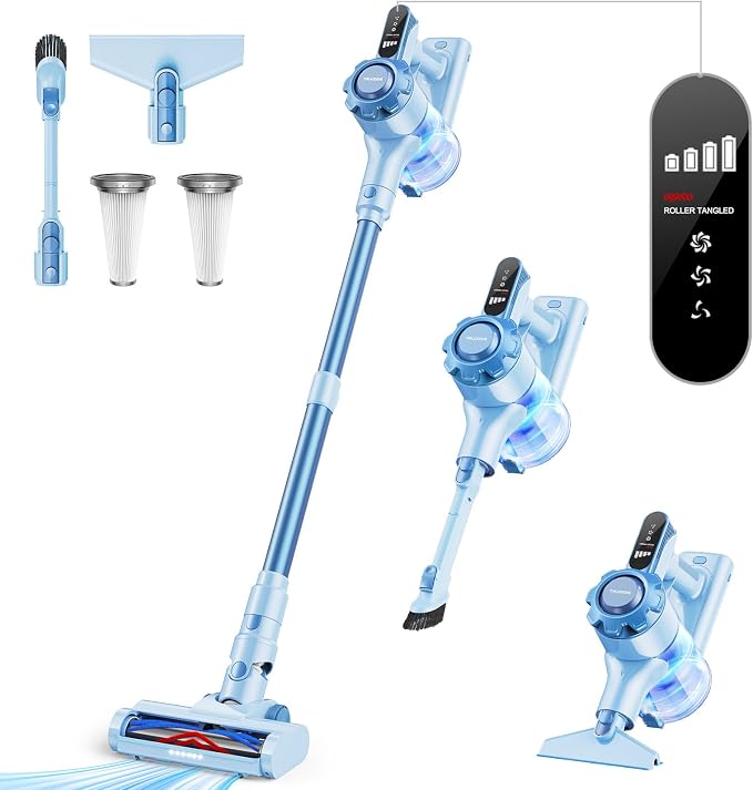 Trucozie Cordless Vacuum Cleaner, 8-in-1 Lightweight Stick Vacuum by TrucozieHome