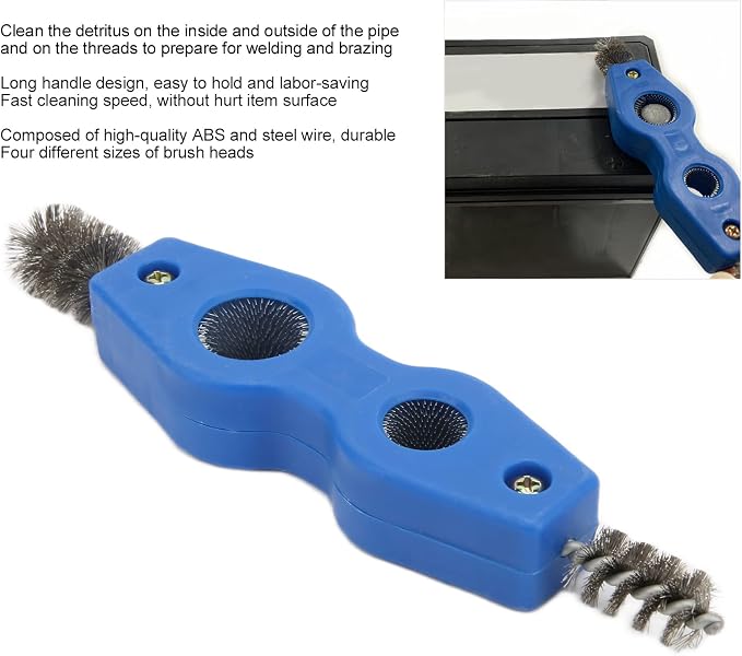 Yctze 4 in 1 Steel Battery Terminal Cleaning Brush, Battery Cleaner Tool - Image 7