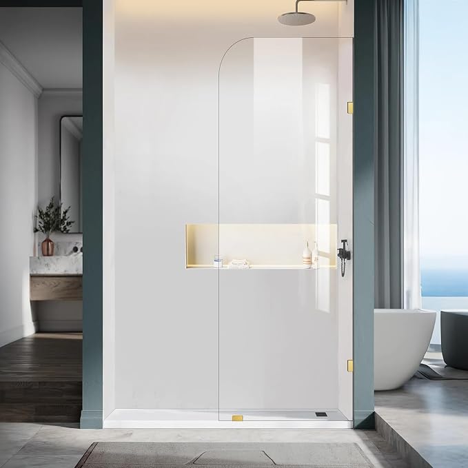 Bathroom Shower Door, 3/8" Glass Shower Doors - Image 7