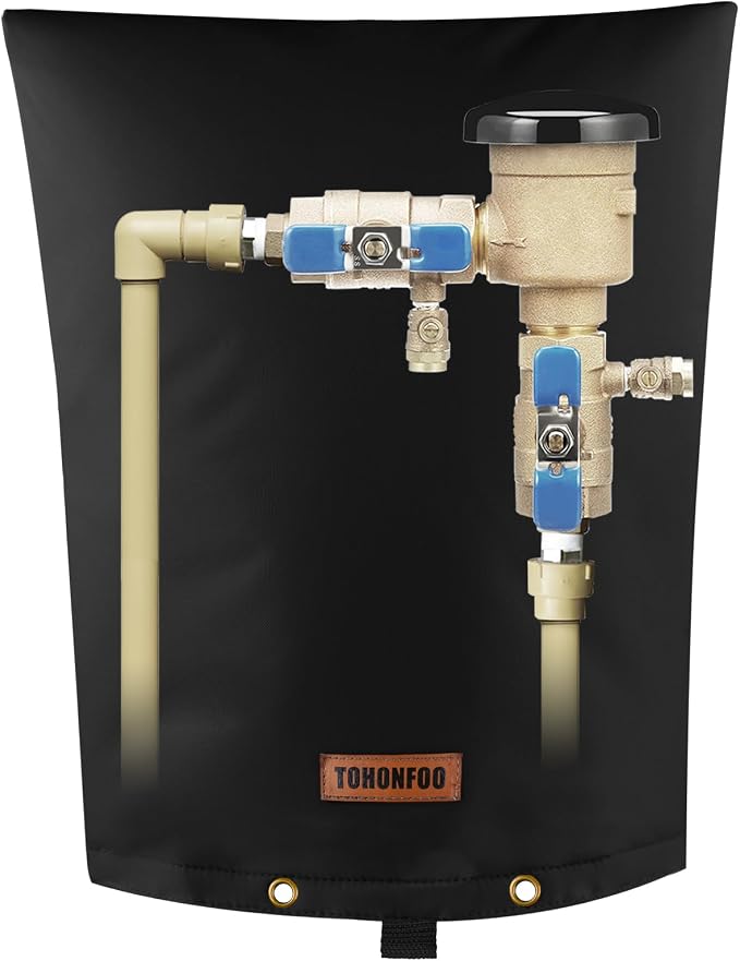 Backflow Preventer Pipe Insulation Cover by TOHONFOO