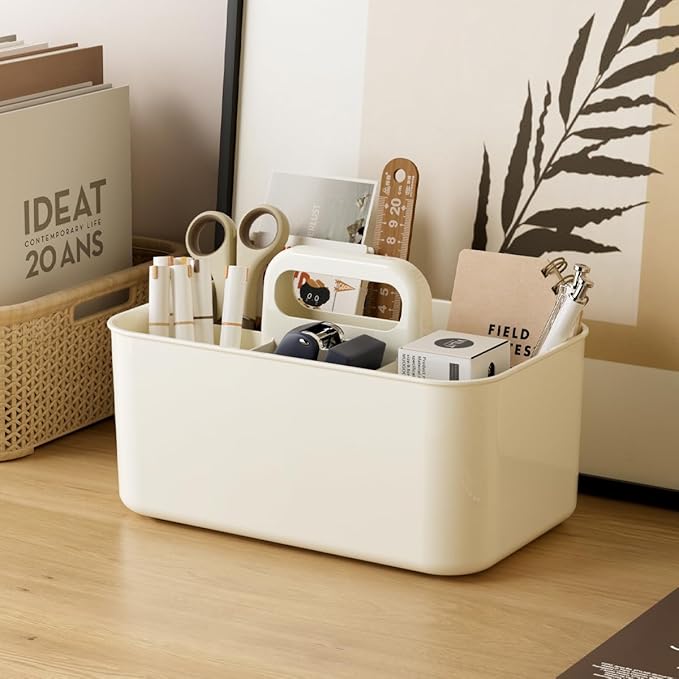 Clear Portable Caddy Tote, Shower Caddy - Image 4