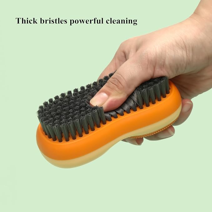 Two-Sided Laundry Stain Remover Brush, Soft Bristle - Image 4