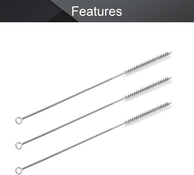 Utoolmart Steel Wire Tube Brush, Stainless Steel Spiral Power Bottle Cleaning - Image 8