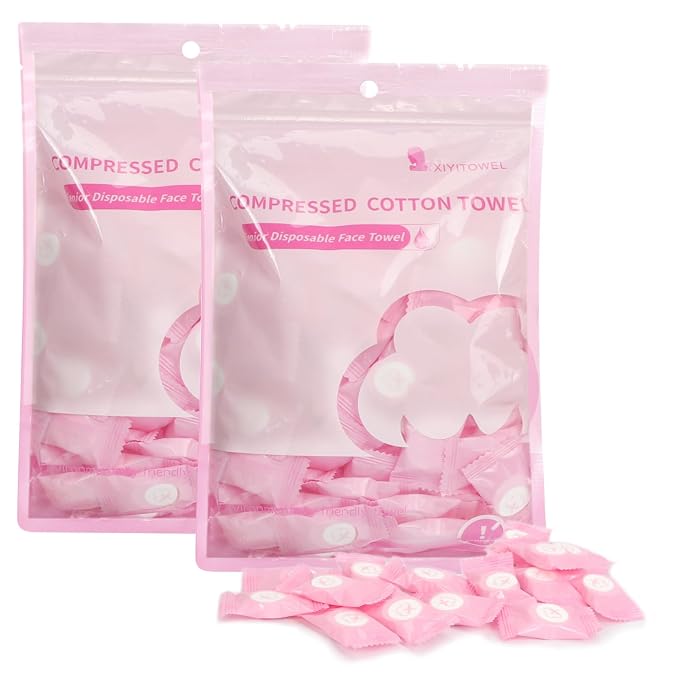 Classycoo Compressed Towel 200 PCS Mini Tablets Disposable Portable Face Towel by WELCOME