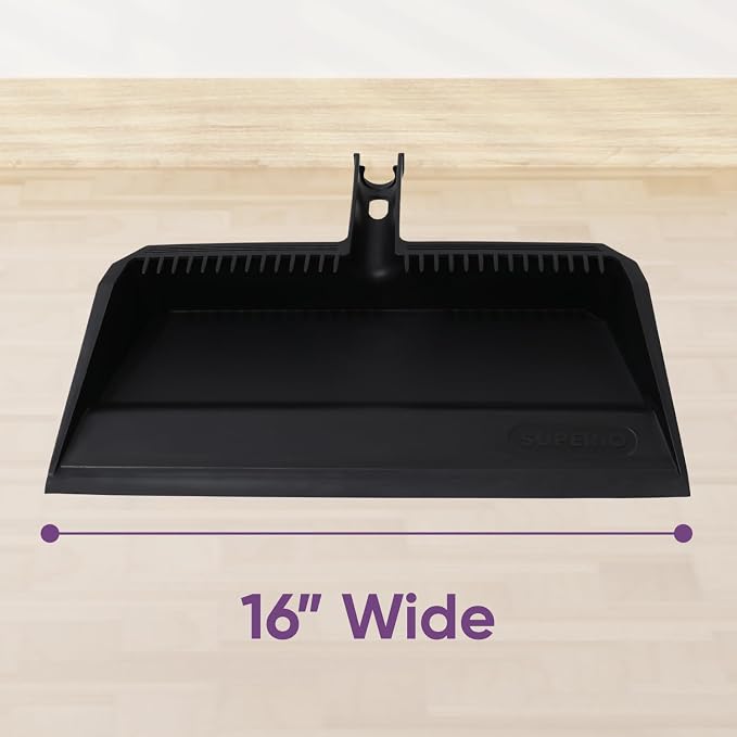 Superio 2-Pack Wide Plastic Dustpan - Image 3