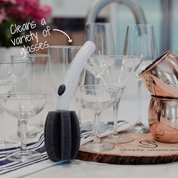 | The WINE Brush – One Step Patented Stemware Cleaning Sponge - Image 4