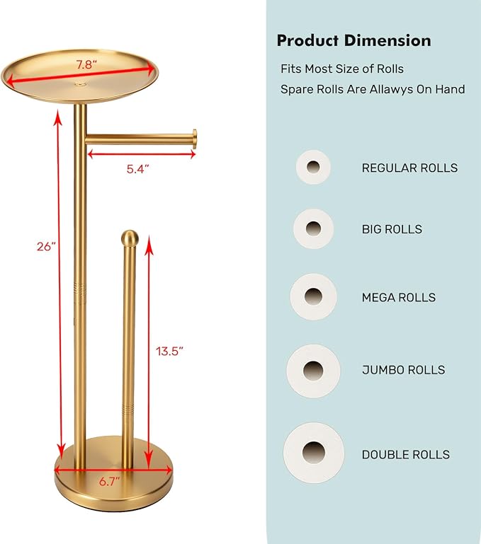 Freestanding Toilet Paper Holder - Image 9
