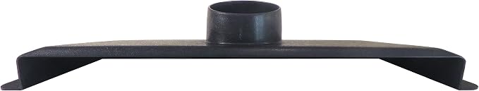 24" Wide x 7" Deep With 2" High Opening Floor Dust Sweep ABS Plastic with 4" OD - Image 2