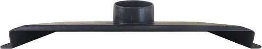 24" Wide x 7" Deep With 2" High Opening Floor Dust Sweep ABS Plastic with 4" OD - Image 2