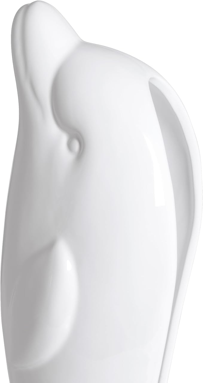 Dolphin Ceramic Toilet Brush Holder - Image 7