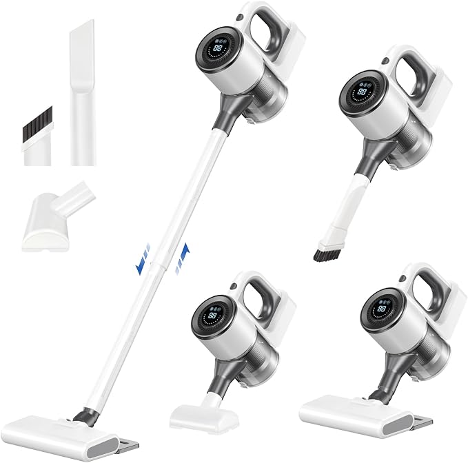 Cordless Vacuum Cleaner for Home, Powerful Stick Vacuum Cleaner by Unknown