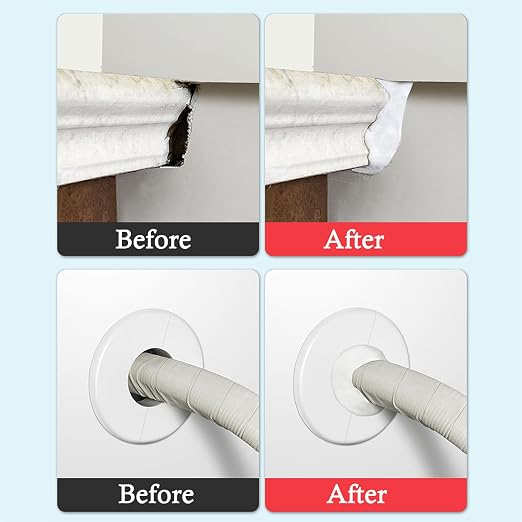 Waterproof Duct Seal Repair Sealing Clay 8 Pack White Moldable Silicone Putty - Image 2
