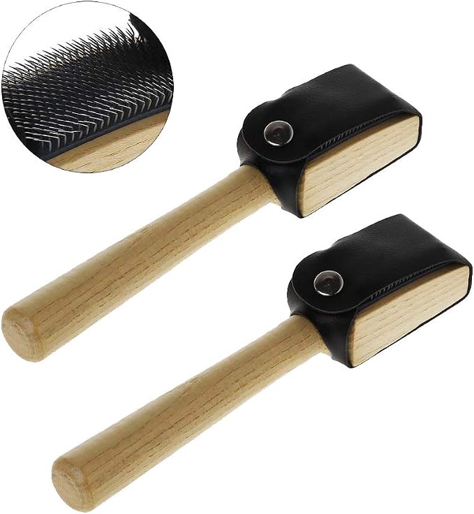 JKJF Dance Shoes Brush, Suede Sole Wire Shoes Wood Cleaning Brush, Shoes by JKJF