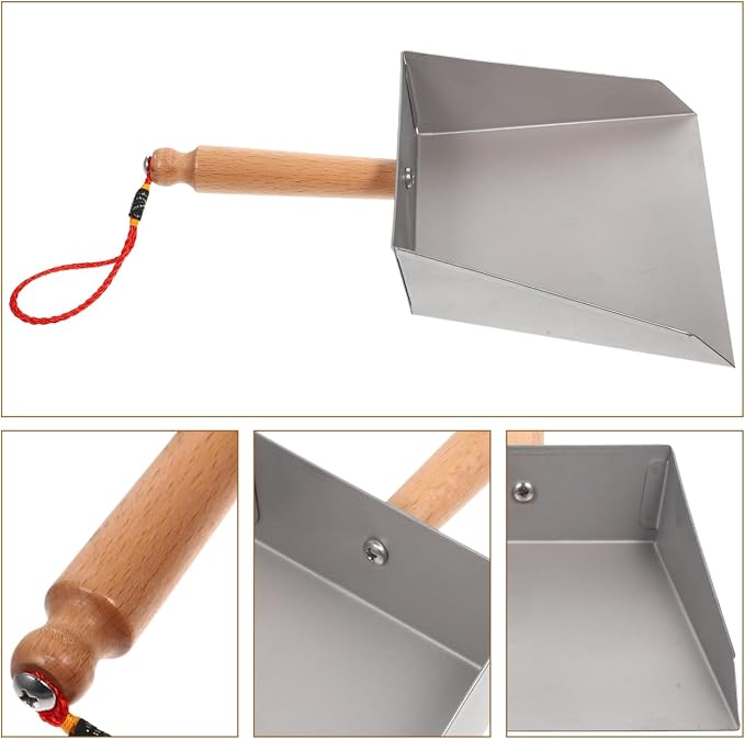 Stainless Steel Mini Dustpan Small Metal Desktop Dust Pan - Image 4