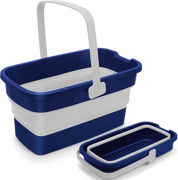 Collapsible Mop Bucket for Cleaning by EasyCleaningHappyLife