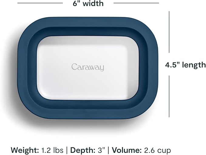 Caraway 2pc Glass Food Storage Set - Image 3