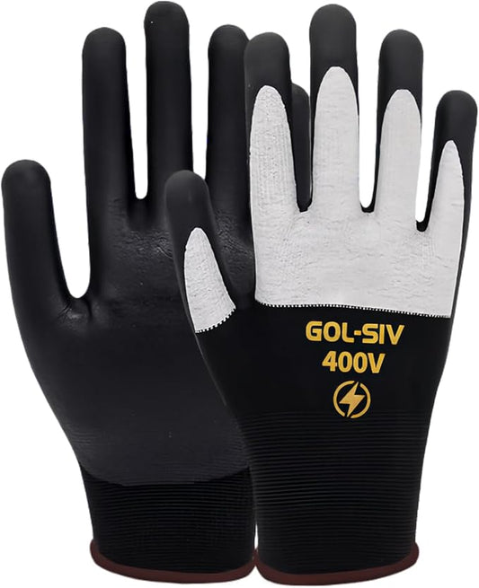 400V Electrical Gloves For Electrician XL by GOL-SIV
