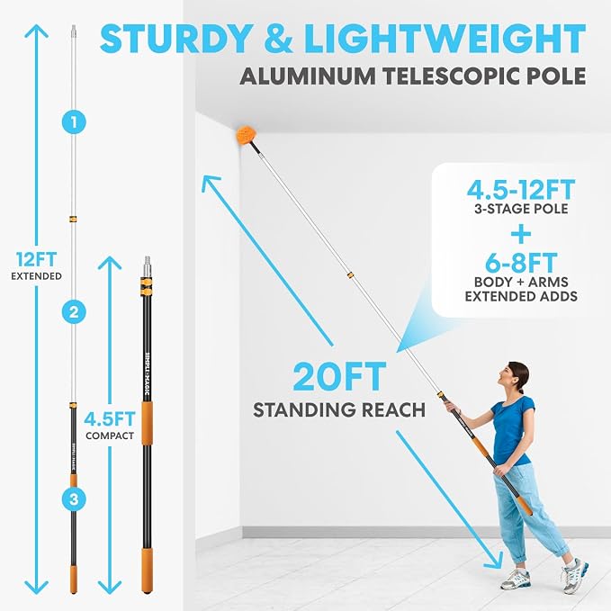 Simpli-Magic 20 Foot High Ceiling Duster Kits - Image 2